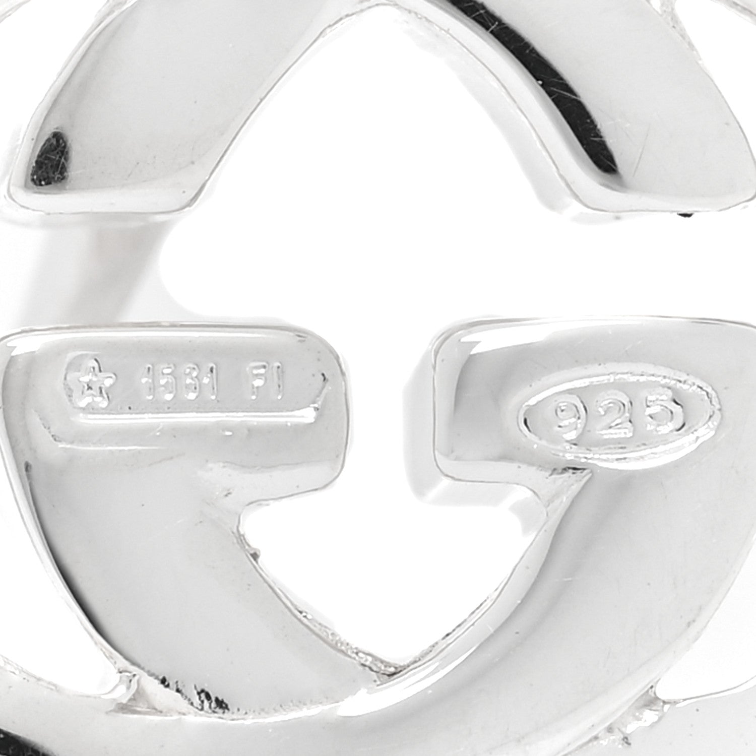 Gucci Sterling Silver Britt Drop Earrings 5 of 5