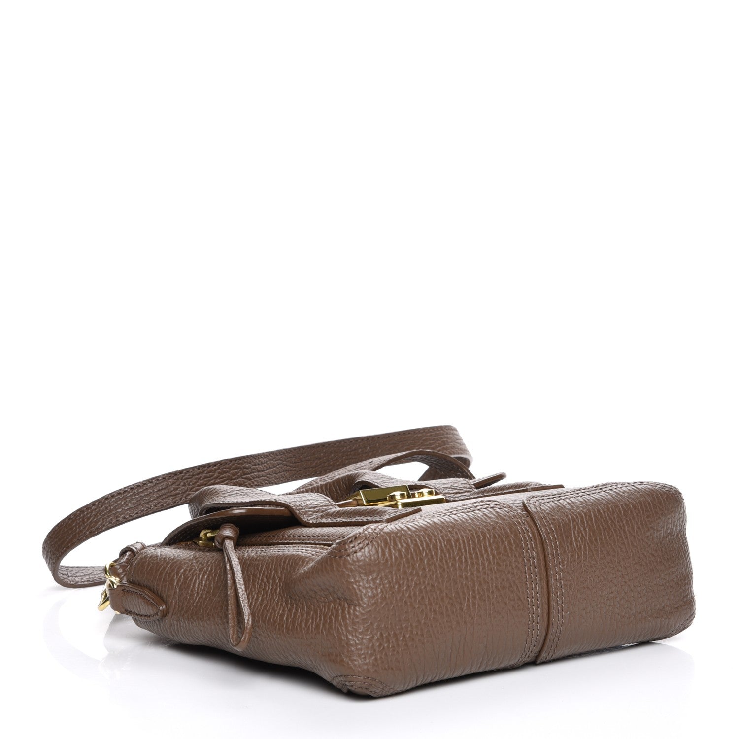 3.1 Phillip Lim 3.1 Textured Calfskin Mini Pashli Satchel Taupe 4 of 8