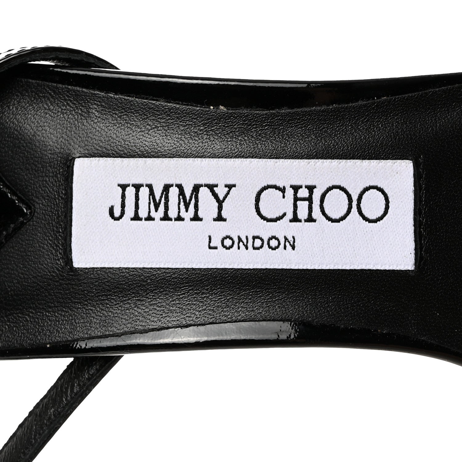 Jimmy Choo Patent Jaxon 95 Sandals 36 Black 6 of 8