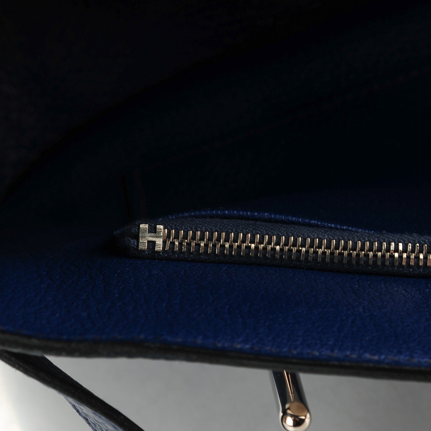 Hermes Taurillon Clemence Jypsiere 31 Bleu Saphir 5 of 8
