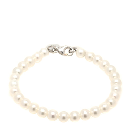 Tiffany Sterling Silver Pearl Ziegfeld Bracelet 1 of 4