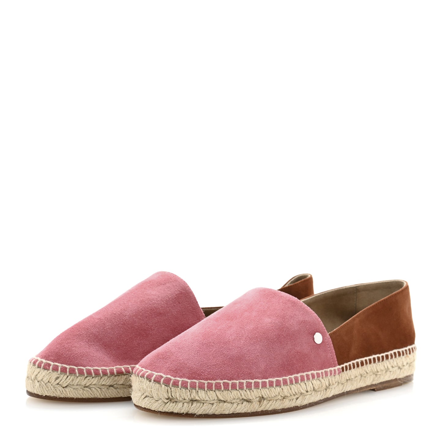 Suede Goatskin Womens Joven Espadrilles 38 Rose De Venise Gold