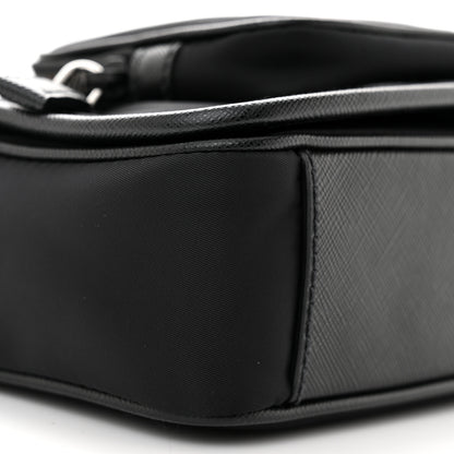 Prada Tessuto Nylon Saffiano Re-Edition 2005 Shoulder Bag Black 9 of 10