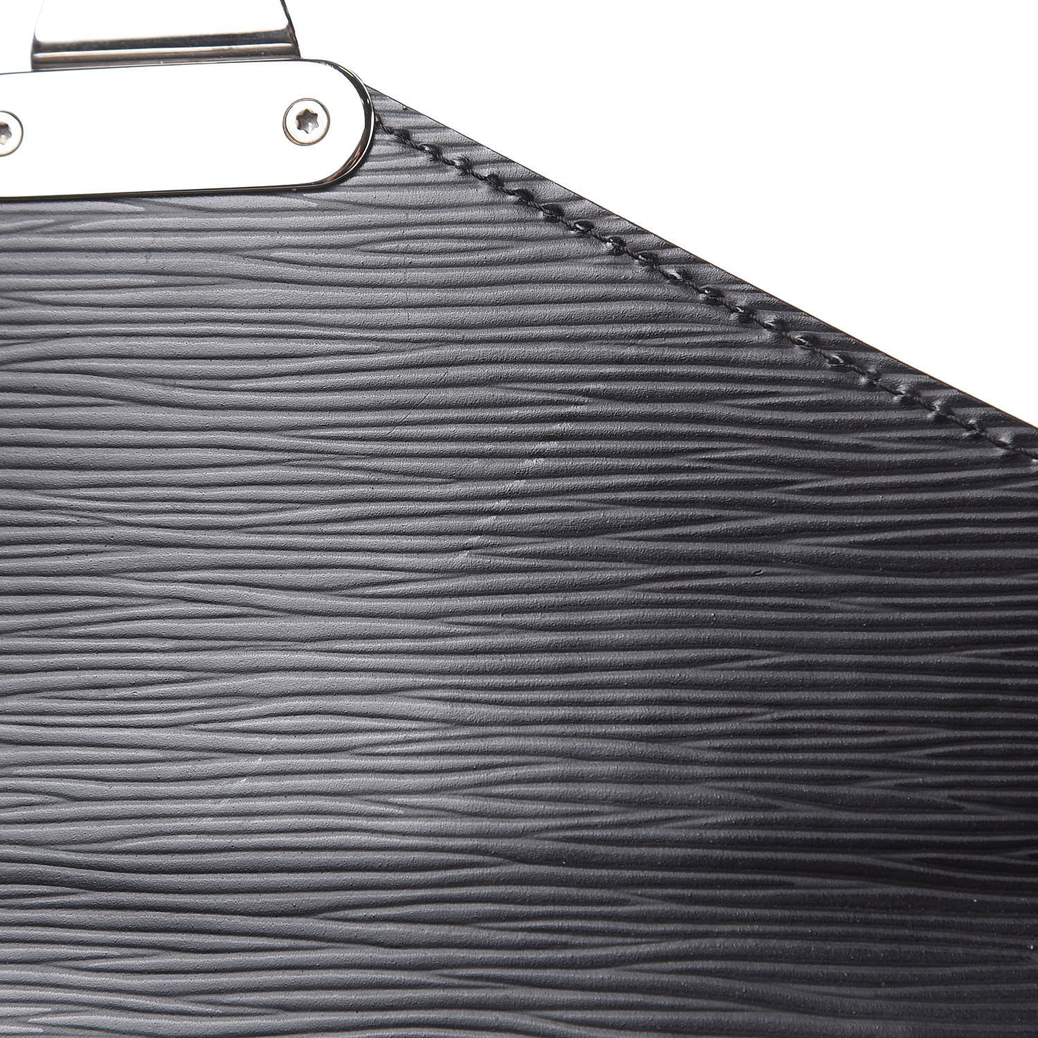 Louis Vuitton Epi Pochette Sellier Dragonne Clutch Black 9 of 9
