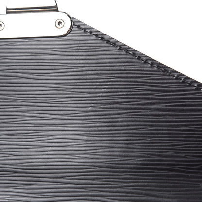 Louis Vuitton Epi Pochette Sellier Dragonne Clutch Black 9 of 9
