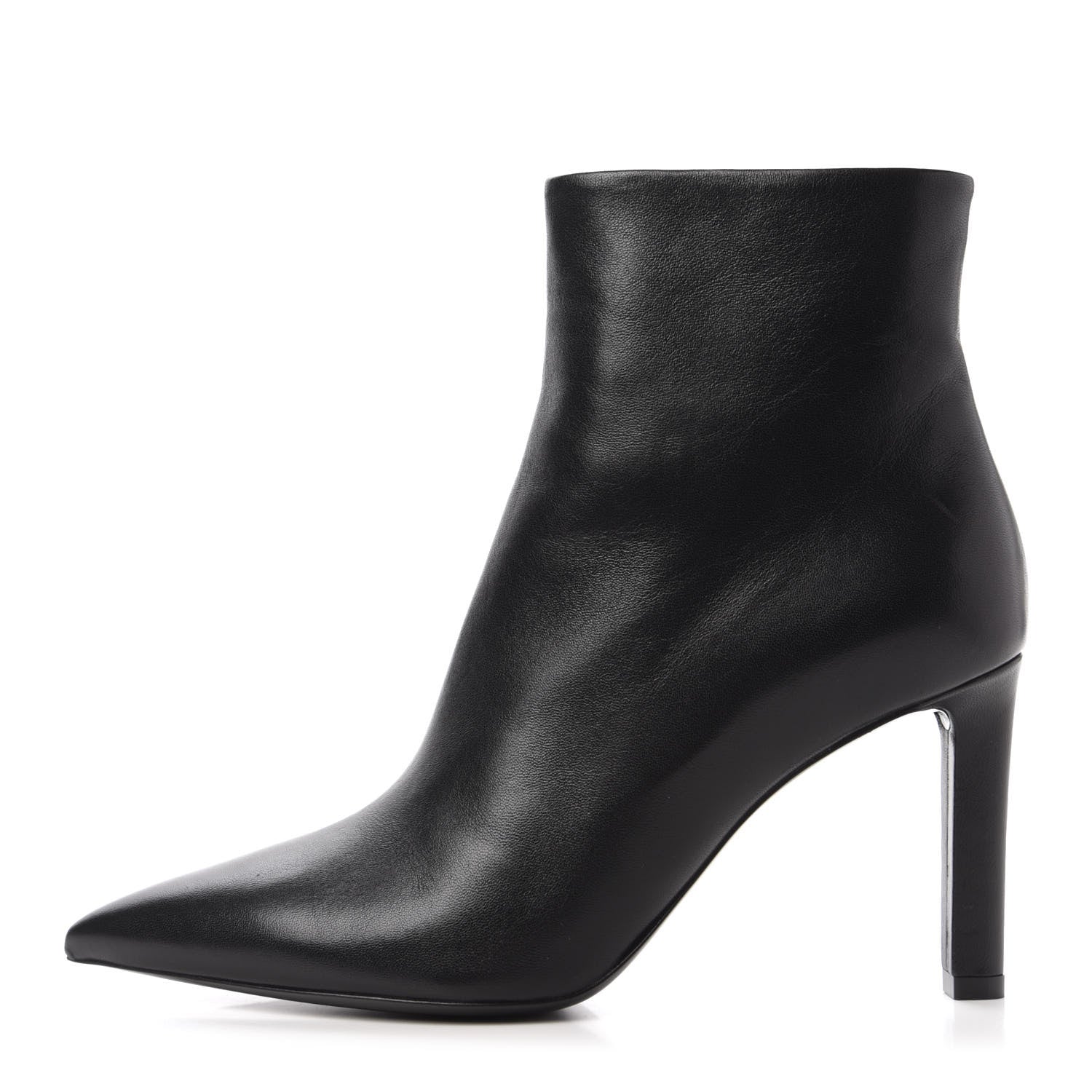 Saint Laurent Santiago Russo Kate 85 Zip Bootie 38 Black 1 of 9