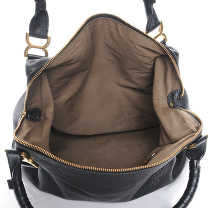 Chloe Calfskin Large Marcie Satchel Black 5 of 12