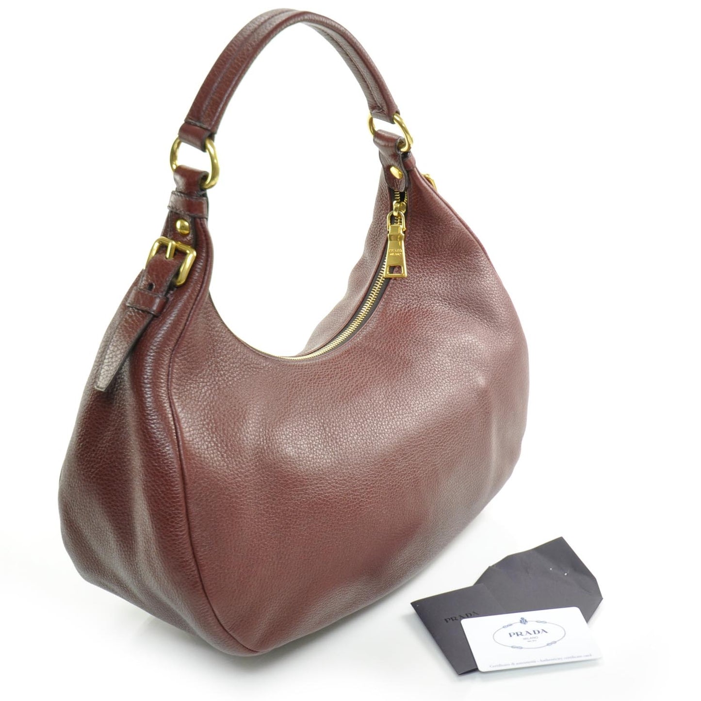 Vitello Daino Hobo Amaranto