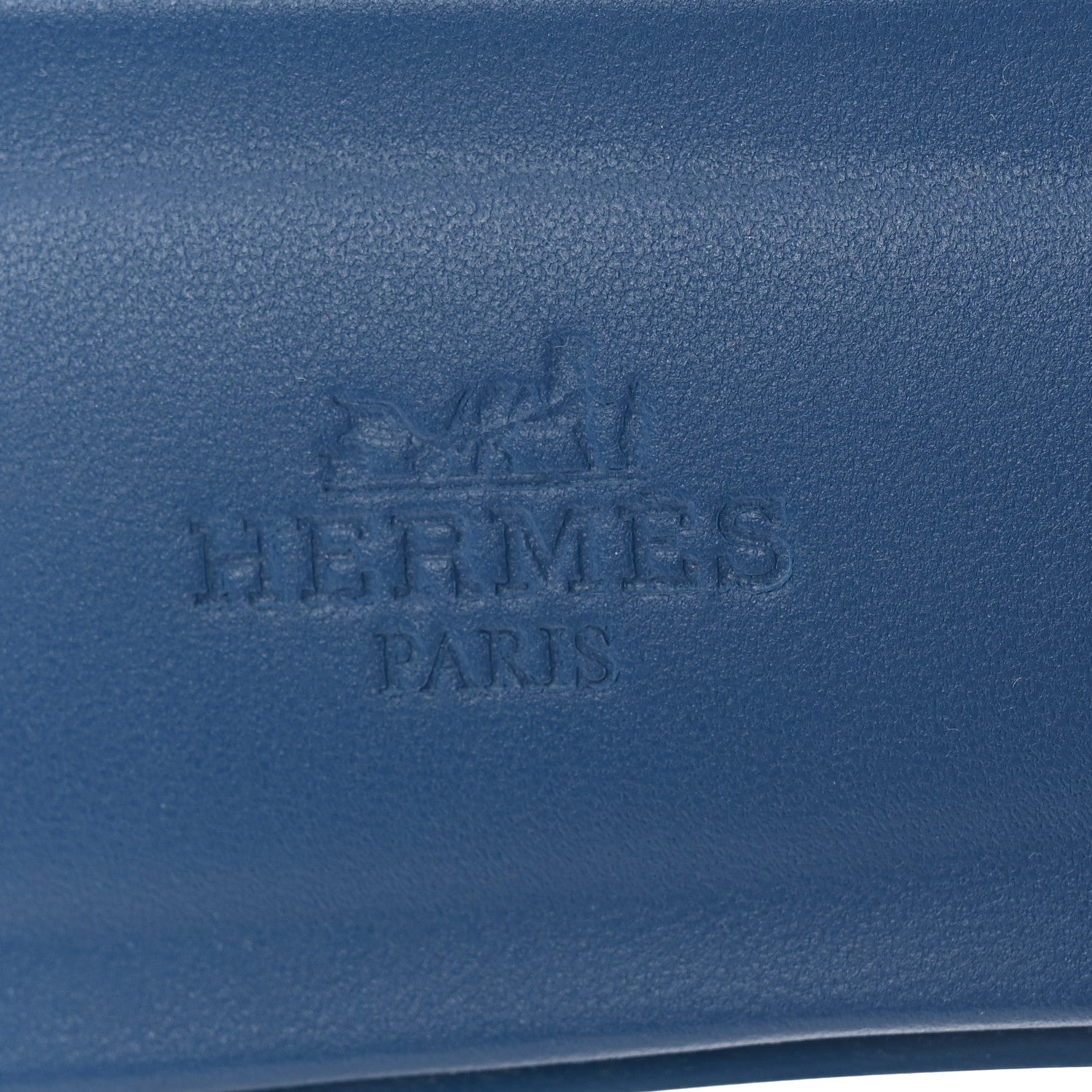 Hermes Epsom Oran Sandals 39 Bleu Bleuet 7 of 11