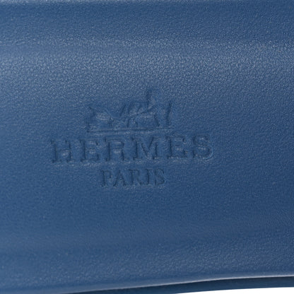 Hermes Epsom Oran Sandals 39 Bleu Bleuet 7 of 11