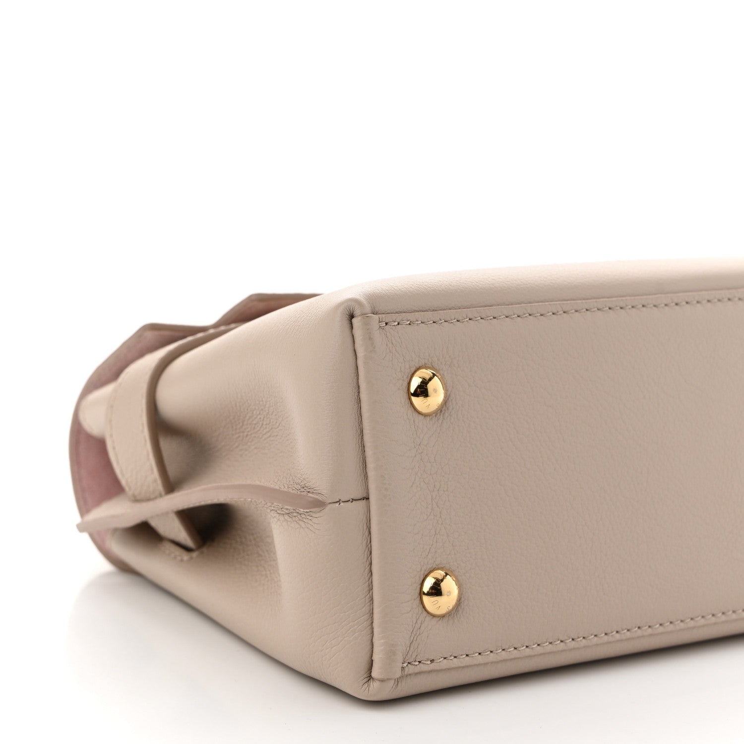 Louis Vuitton Soft Calfskin Mini Lockme Ever Greige 8 of 9
