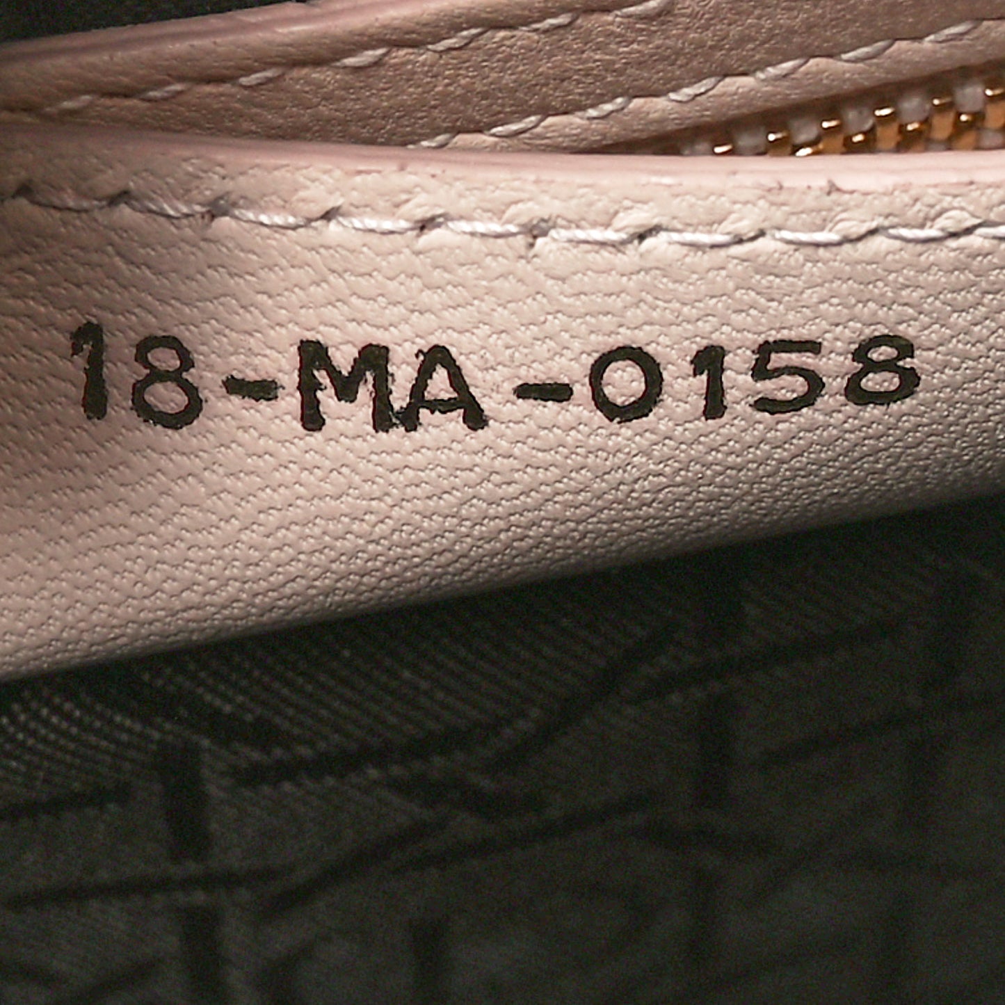 Lambskin Cannage Medium Lady Dior Light Pink