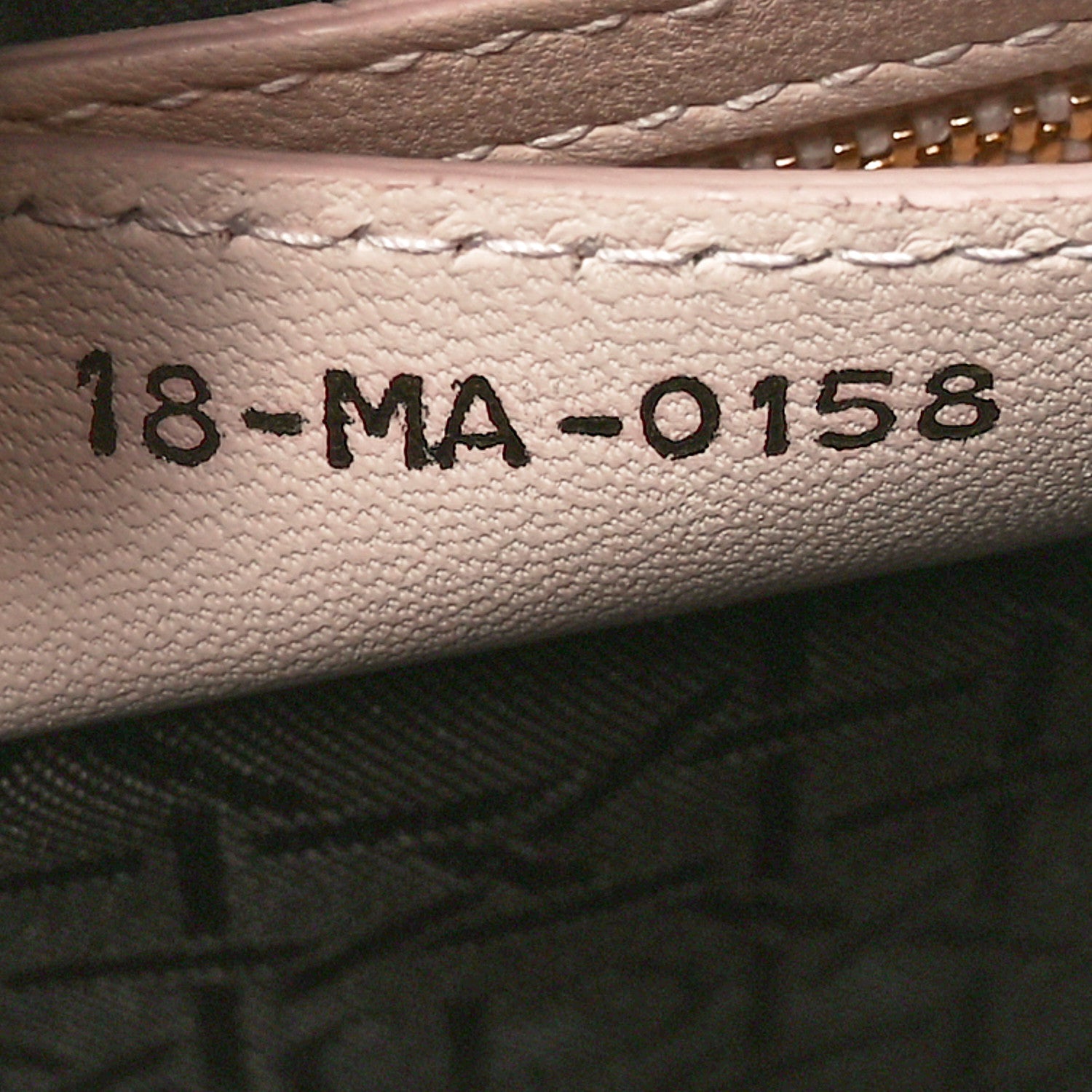 Christian Dior Lambskin Cannage Medium Lady Dior Light Pink 7 of 11