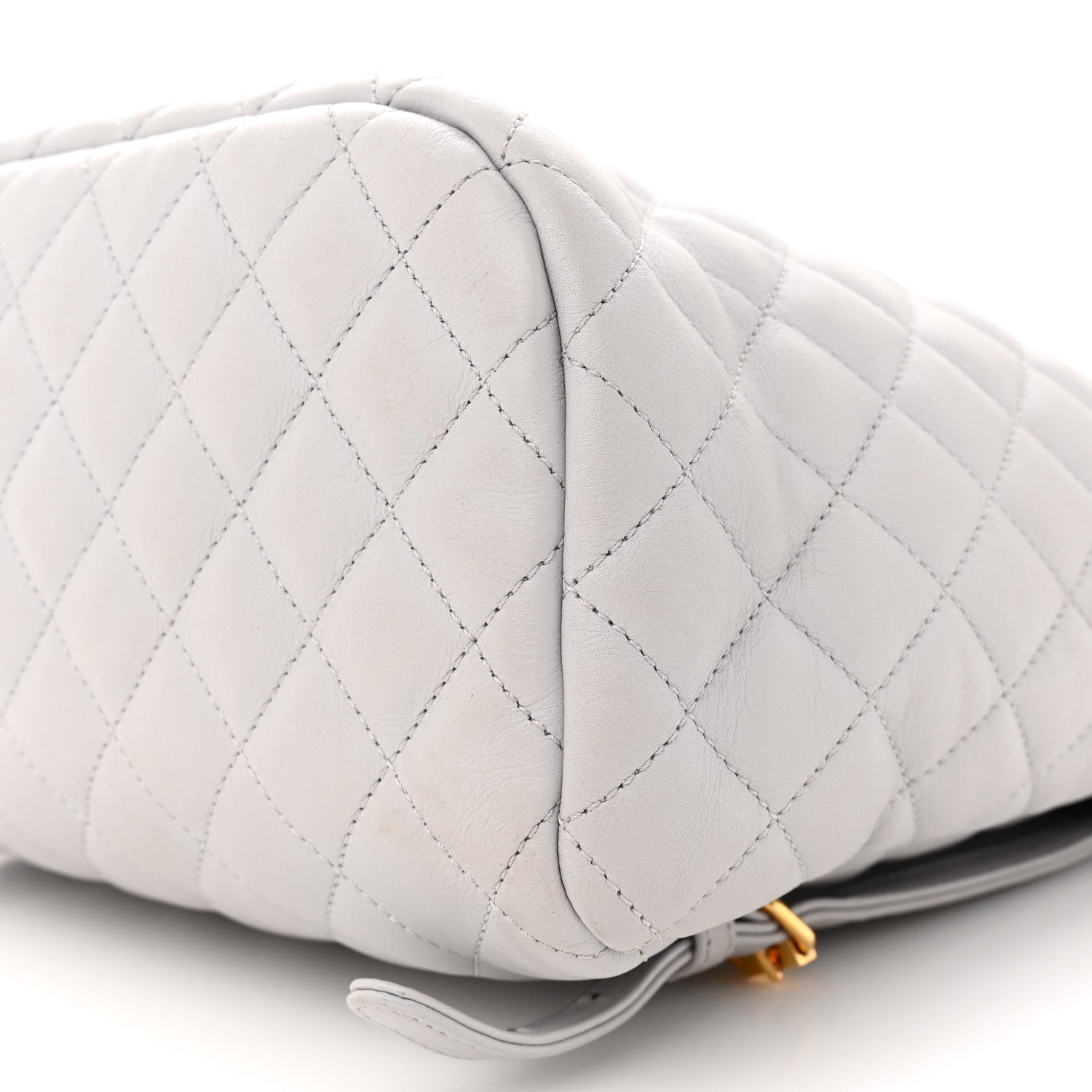 Chanel Calfskin Quilted Large Urban Spirit Backpack Grey 10 of 17