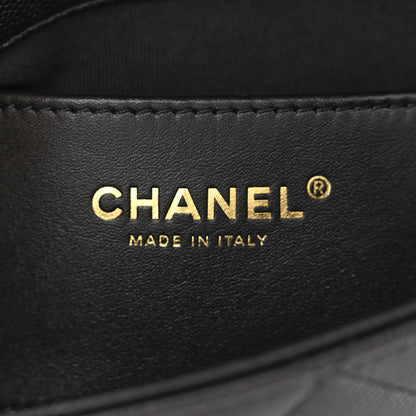 Chanel Caviar Quilted Camellia Chain Around Flap Black 6 of 11