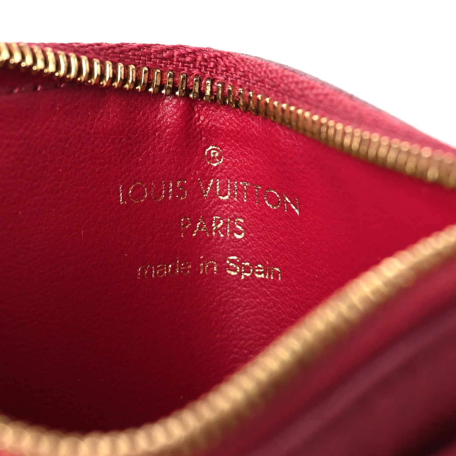 Louis Vuitton Monogram Zipped Card Holder Fuchsia 6 of 6