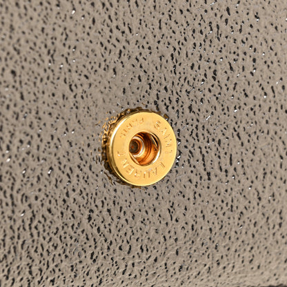 Saint Laurent Grained Metallic Calfskin Monogram Chain Wallet Bronze 11 of 13