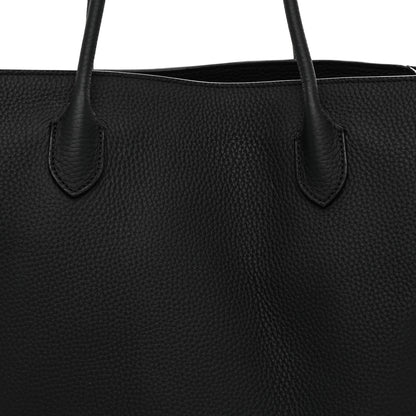 The Row Matte Grained Calfskin Marlo 17 Black 7 of 9