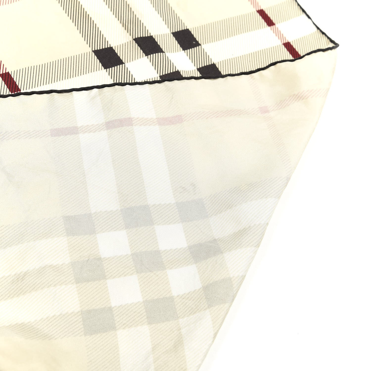 Burberry Wool Silk Gauze Giant Check Scarf Stone 4 of 6