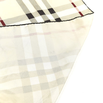 Burberry Wool Silk Gauze Giant Check Scarf Stone 4 of 6