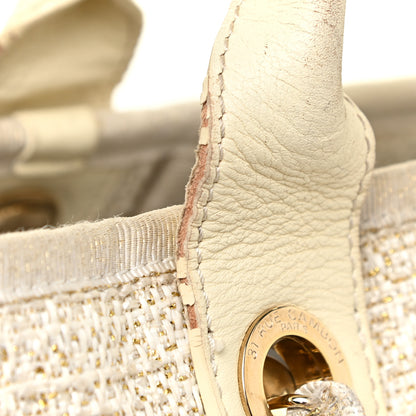 Chanel Canvas Large Deauville Tote Ivory 27 of 35