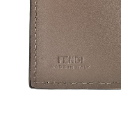 Fendi Vitello Cruise F is Fendi Micro Tri-Fold Envelope Wallet Tortora 7 of 8
