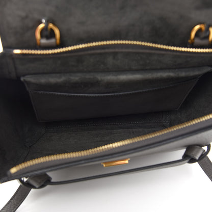 Celine Grained Calfskin Micro Belt Bag Grey 7 of 9