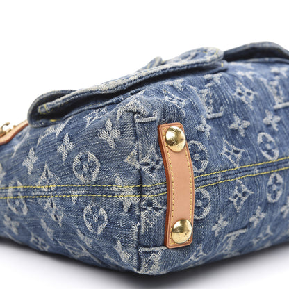 Louis Vuitton Monogram Denim Baggy PM Blue 6 of 11