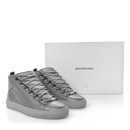 Balenciaga Agneau Arena Opaque Womens High Top Sneakers 41 Gris Fer 8 of 8