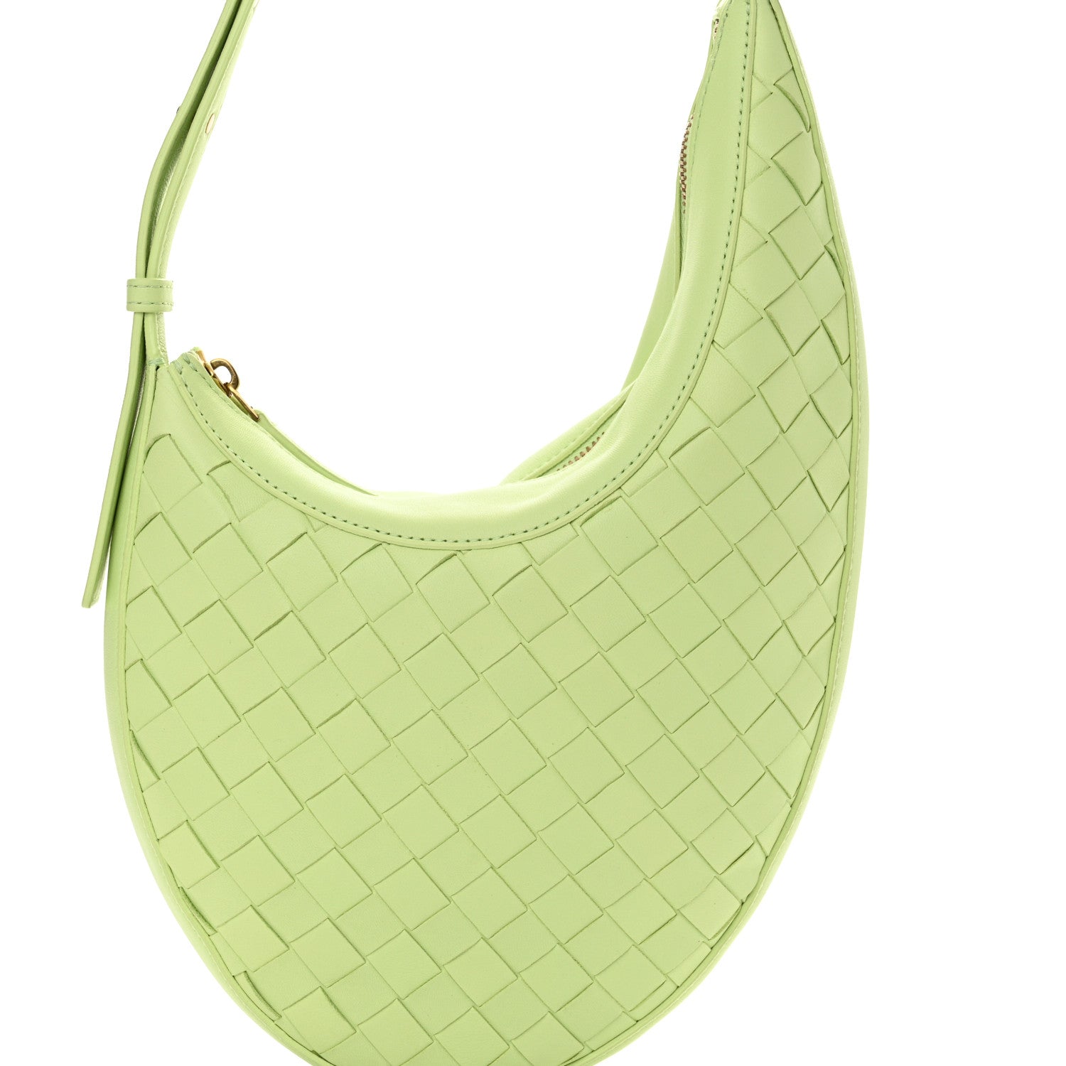 Bottega Veneta Nappa Intrecciato Small Drop Shoulder Bag Fennel 8 of 13