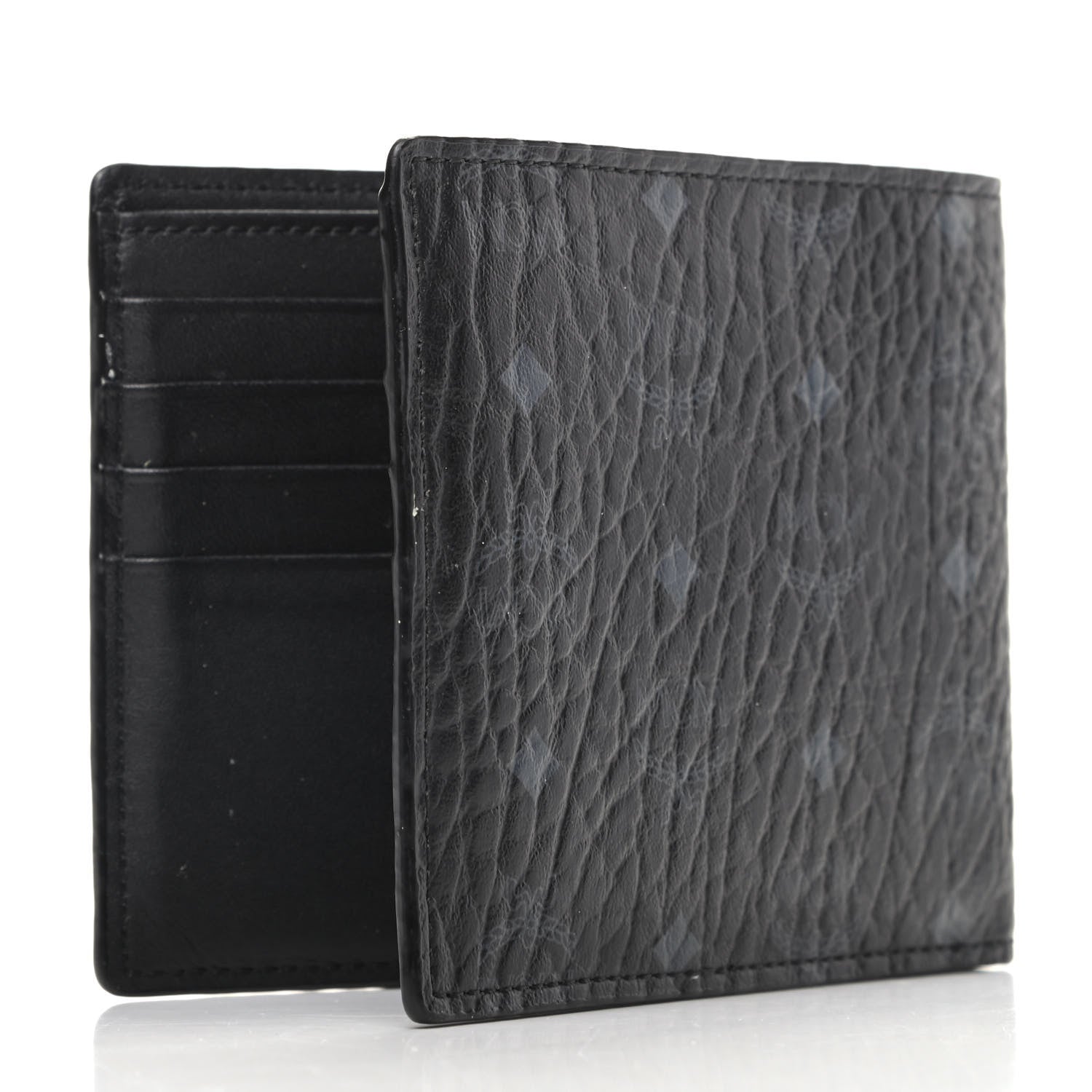 MCM Visetos Bi-Fold Wallet Black 3 of 6