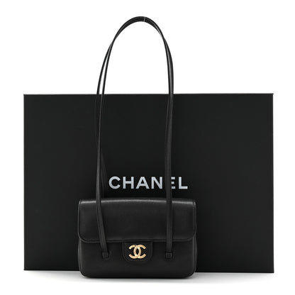 Chanel Shiny Caviar Mini Preppy Coco Shoulder Bag Black 11 of 11