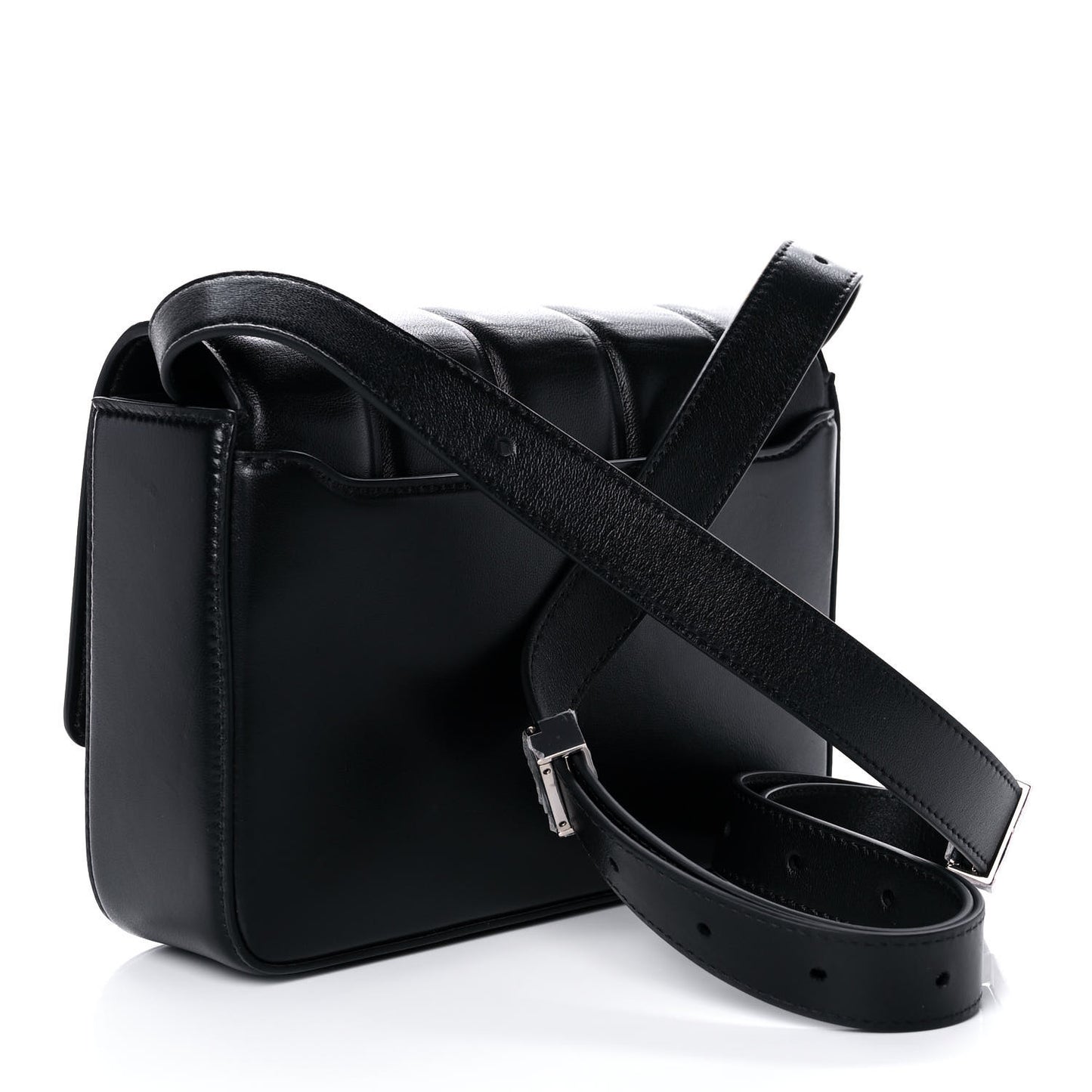 Lambskin 4G Medium Padded Crossbody Bag Black