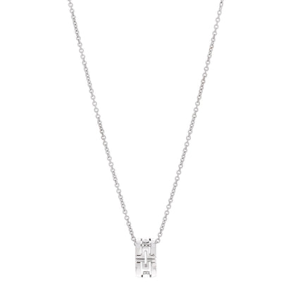 Bulgari 18K White Gold Parentesi Pendant Necklace 1 of 7
