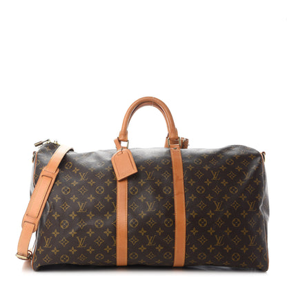 Louis Vuitton Monogram Keepall Bandouliere 55 1 of 12