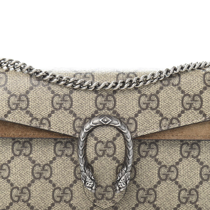 Gucci GG Supreme Monogram Super Mini Dionysus Shoulder Bag Taupe 11 of 12