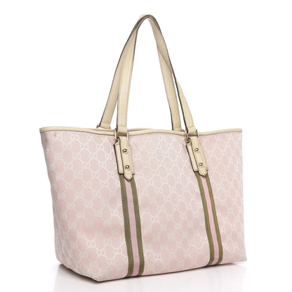 Gucci Monogram Large Jolicoeur Tote Pink 3 of 17