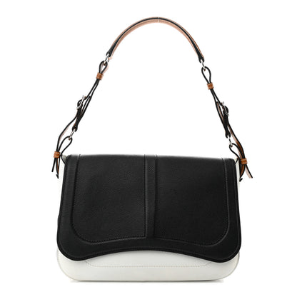 Hermes Epsom Butler Harnais White Black Natural 1 of 12