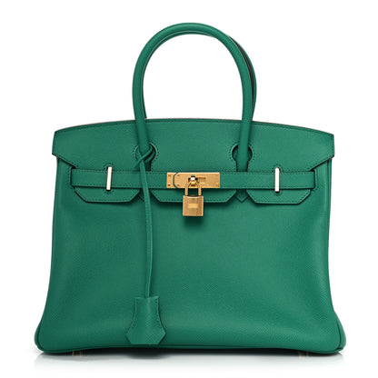 Hermes Epsom Birkin 30 Vert Jade 1 of 10
