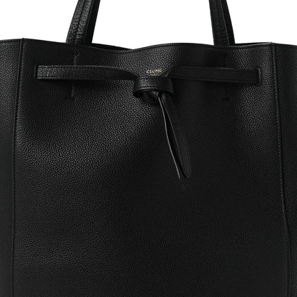 Celine Soft Grained Calfskin Medium Belt Cabas Phantom Black 9 of 11