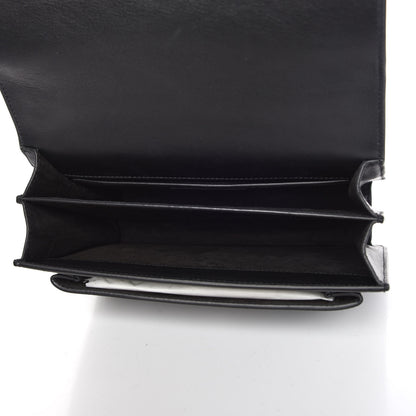 Saint Laurent Grained Calfskin Studded Medium Monogram Heart Sunset Black 7 of 11