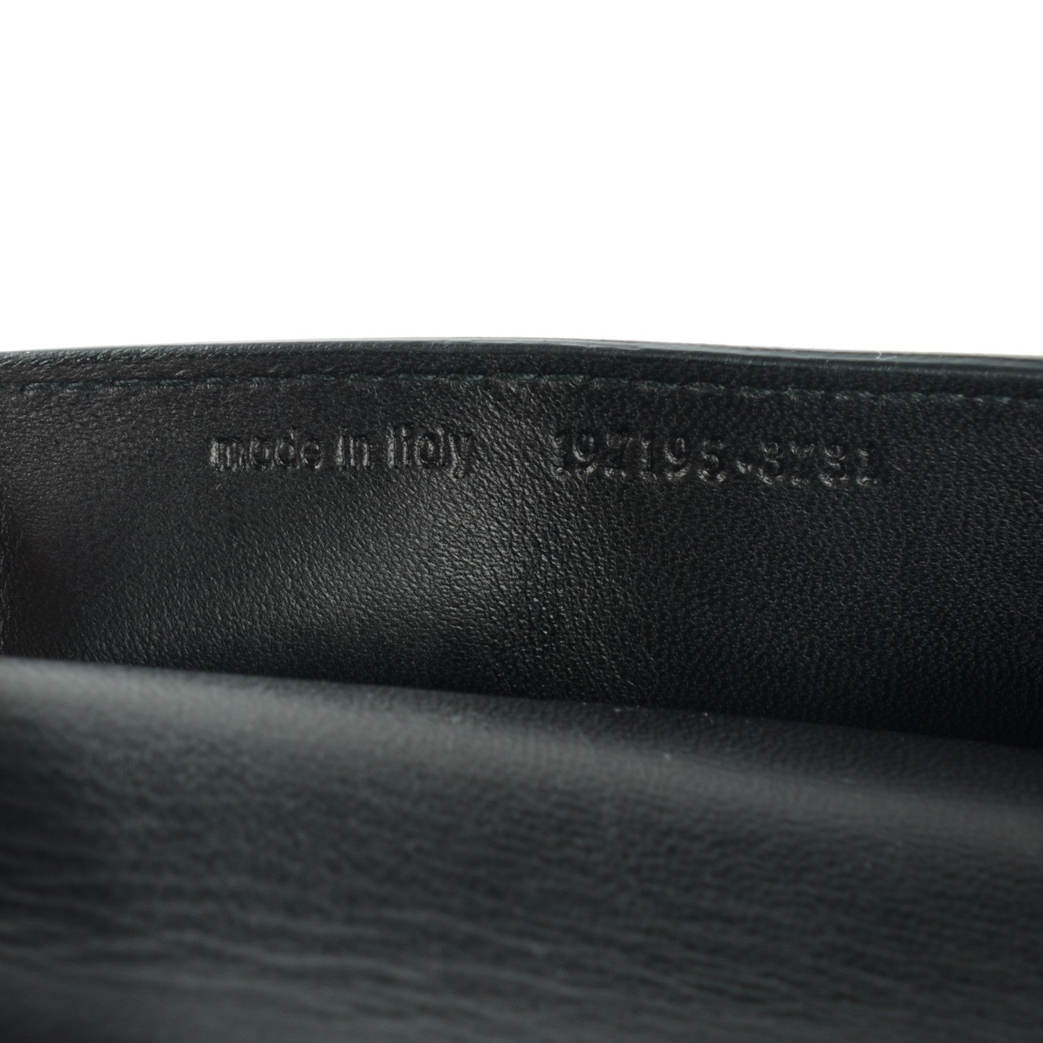 Saint Laurent Patent Y-Mail Coin Purse Black 6 of 7