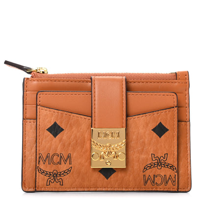 MCM Visetos Patricia Card Case Cognac 1 of 8