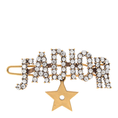 Christian Dior Crystal J'Adior Star Barrette 1 of 4