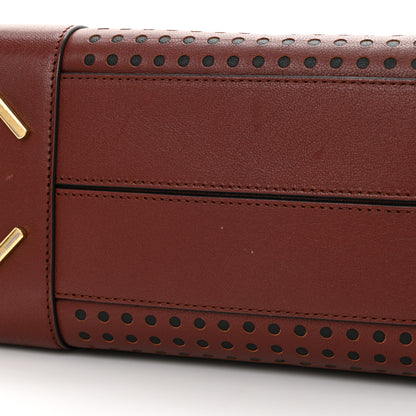 Loewe Calfskin Perforated Amazona 28 Berry 10 of 11