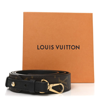 Louis Vuitton Monogram Bandouliere Shoulder Strap XL Black 5 of 5