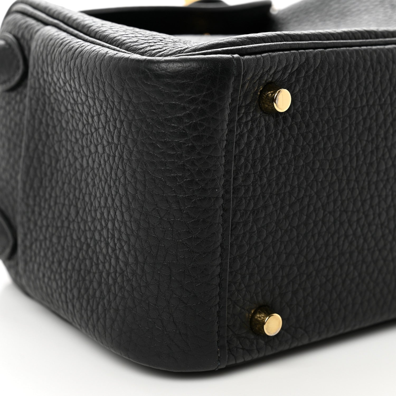 Hermes Taurillon Clemence Mini Lindy 20 Black 8 of 10