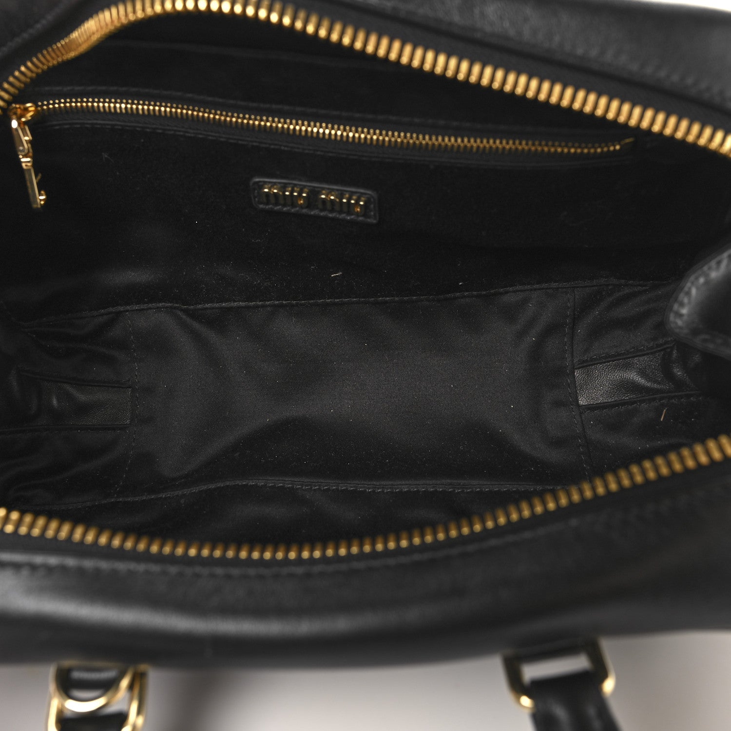 Miu Miu Nappa Matelasse Large Arcadie Top Handle Bag Black 4 of 8