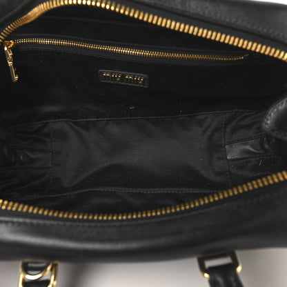 Miu Miu Nappa Matelasse Large Arcadie Top Handle Bag Black 4 of 8
