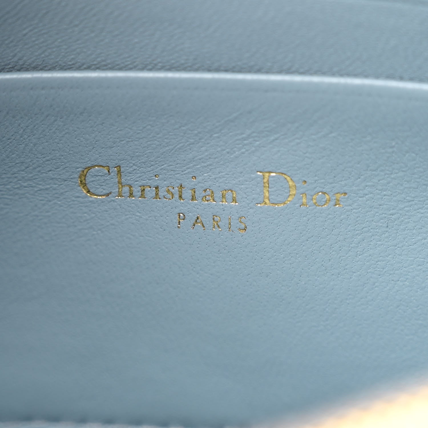 Christian Dior Calfskin Macrocannage Mini Caro Bag Bracing Blue 7 of 12